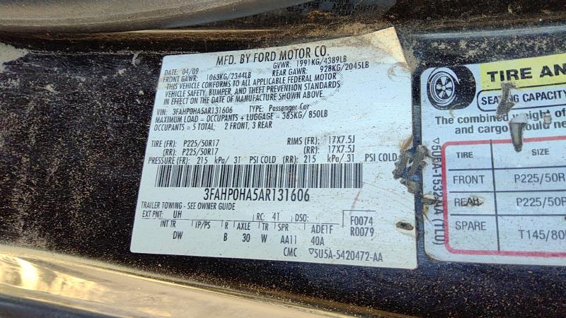 2006-2012 Ford Fusion Lower Control Arm Rr LH