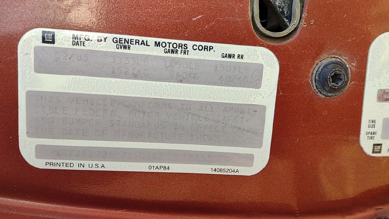 1985-1986 Pontiac Sunbird Crossmember/Cradle/Undercarria
