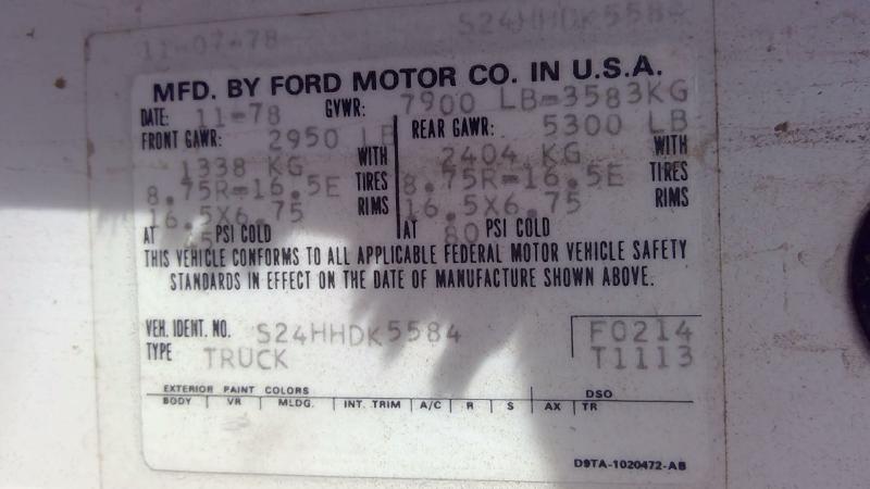 1978-1991 Ford Van E250 Cylinder Head