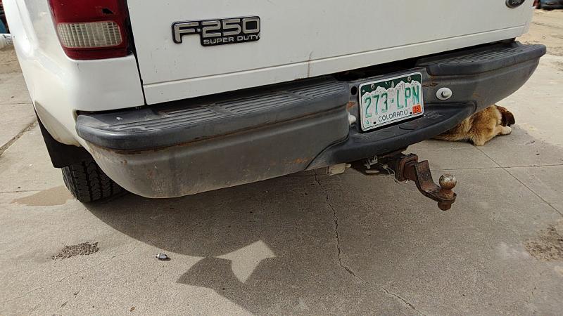 1999-2007 Ford F250 Super Duty Pickup Rear Bumper Assembly