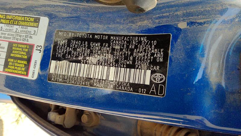 2009-2016 Toyota Corolla (also See FX 87-88) Transmission Assy.