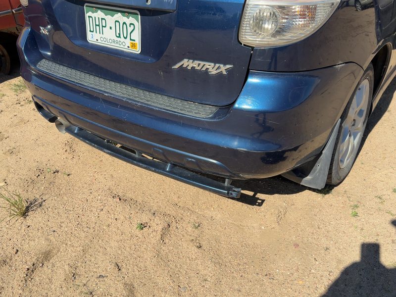 2003-2008 Toyota Matrix Rear Bumper Assembly