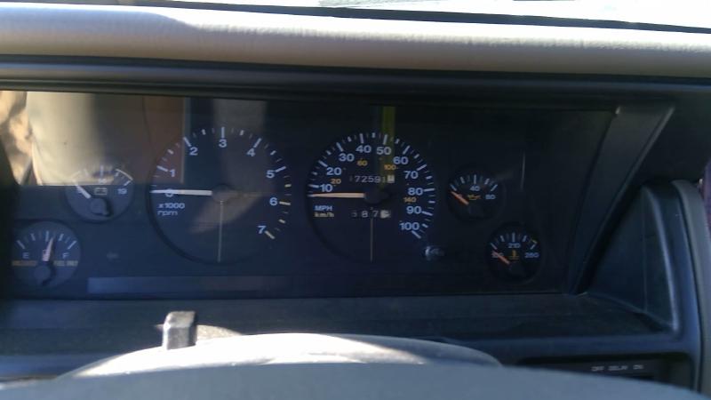 1994-1995 Jeep Grand Cherokee Dash Panel