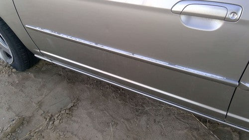 2001-2005 Honda Civic Driver Left Front Moulding From Door Oem Trim Strip Silver