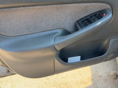 96-98 Honda Civic Driver Left Front Door Trim Panel With Master Switch Gray F