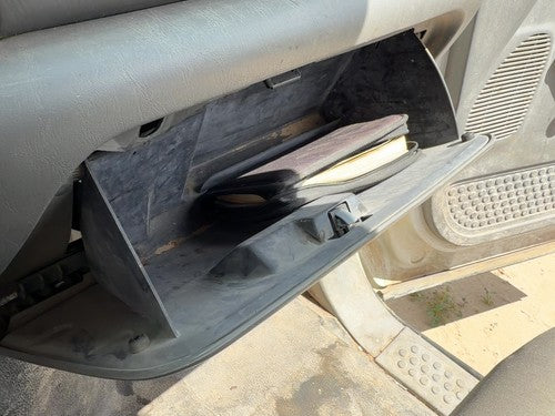 2002-2007 Ford F350 Glove Box Assembly Complete Door With Latch Oem Gray