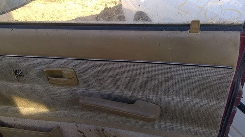 81-87 Isuzu Pup Pickup Passenger Right Front Inside Door Trim Panel Only Brown