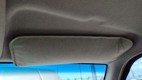 1988-2000 Silverado 2500 Passenger Right Sun Visor Oem Tan 52D