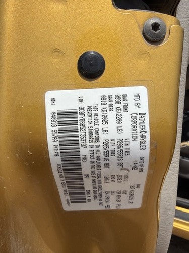 01-05 Pt Cruiser Passenger Right Front Power Window Regulator With Motor Oem