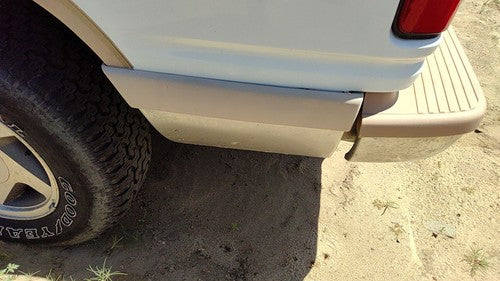 1991-1994 Ford Explorer Driver Left Rear Moulding On Quarter Panel Oem White