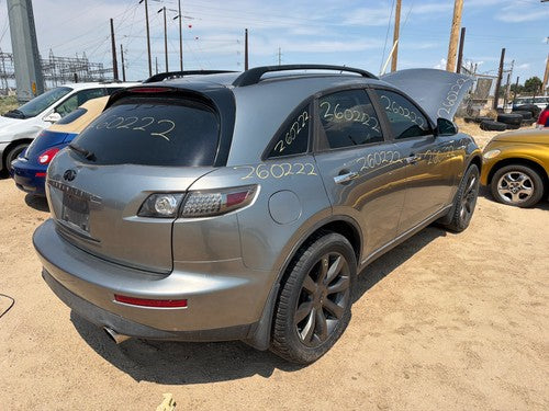 2003-2008 Infinity Fx45 Driver Left Front Wheel Flare Moulding Oem Fender