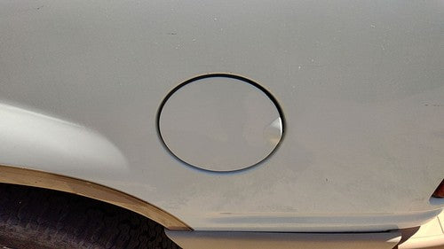 1991-2001 Ford Explorer Fuel Tank Door With Hinge Gas Lid Oem Filler White