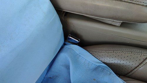 1991-1994 Ford Explorer Passenger Right Front Seat Belt Buckle Receiver Oem Tan