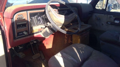 1983 Ford Van E150 Driver Left Rear Loaded Brake Backing Plate Oem 11