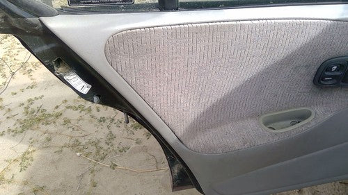 1998 Saturn Sw2 Driver Left Rear Inside Door Trim Panel Only Oem Back Gray