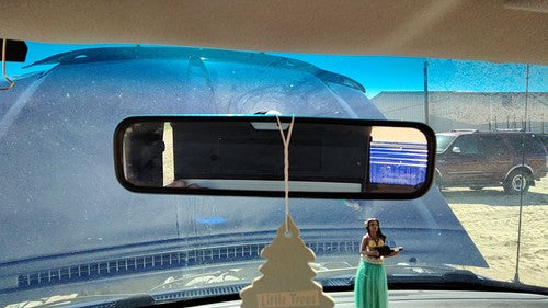 1995-2011 Ford Ranger Inside Rear View Mirror Oem Windshield Mounted