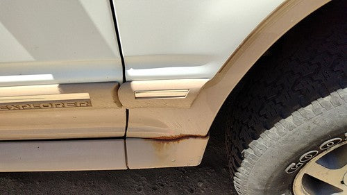 91-94 Ford Explorer Passenger Right Moulding From Fender Oem Trim Strip White