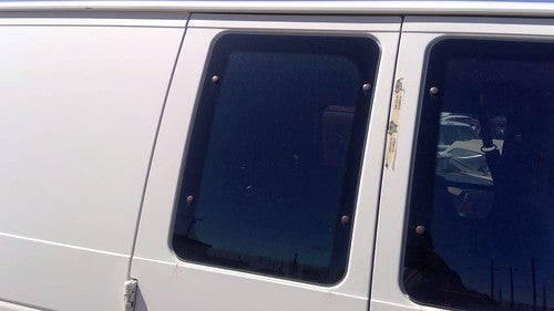 92-14 Ford Van E150 Passenger Right Rear Side Window Door Glass Back Rearward