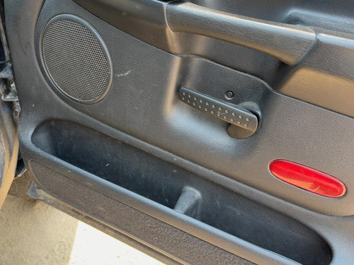 02 Ram 1500 Passenger Right Front Door Trim Panel With Switches Dark Gray V9Dv