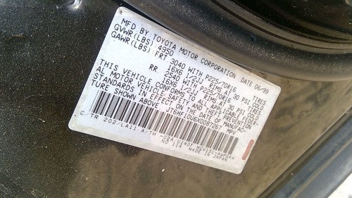 1999 Lexus Rx300 Engine Oil Dipstick With Tube Oem 3.0L