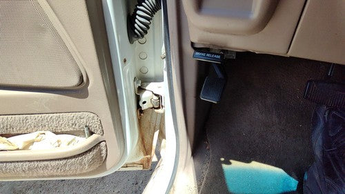 1991-1994 Ford Explorer Driver Left Lower Kick Trim Panel Oem Tan