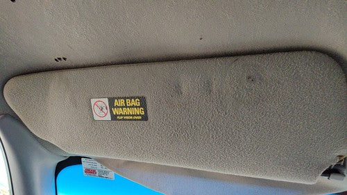 1997-1999 Ford Expedition Driver Left Sun Visor Oem Gray F2