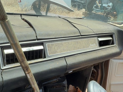 1974 Chevy Impala Passenger Dash Trim Bezel Oem