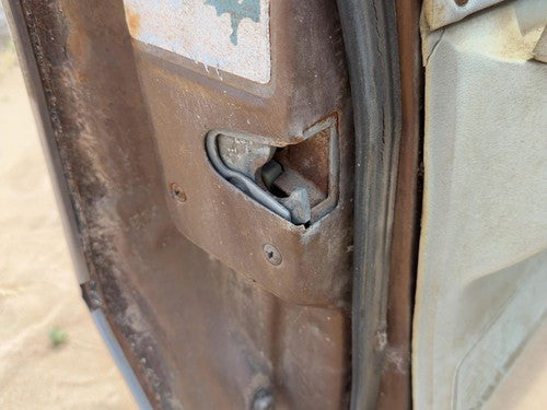 1974 Chevy Impala Driver Left Front Door Latch With Rods/Cables Oem