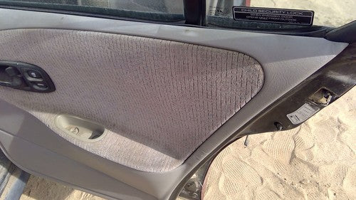 1998 Saturn Sw2 Passenger Right Rear Inside Door Trim Panel Only Oem Back Gray