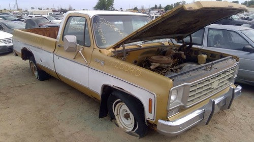 1975 Chevy C10 Pickup Passenger Right Trim Strip Above Door Ceiling Panel Tan