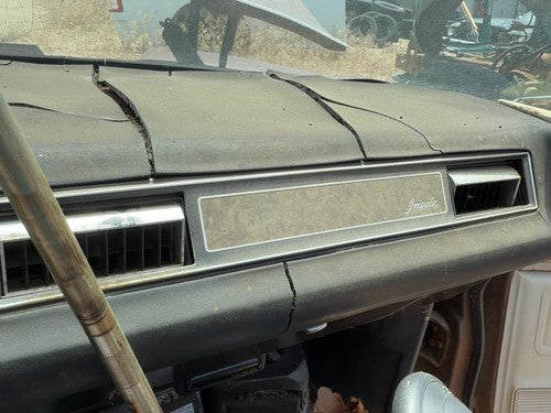 1974 Chevy Impala Passenger Dash Trim Bezel Oem