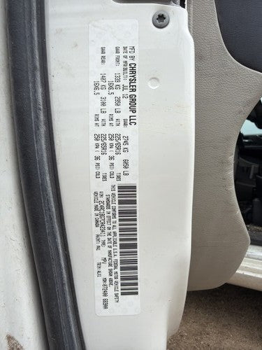 2011-2016 Chrysler Town & Country Back Glass Rear Window Oem 5182658Ab