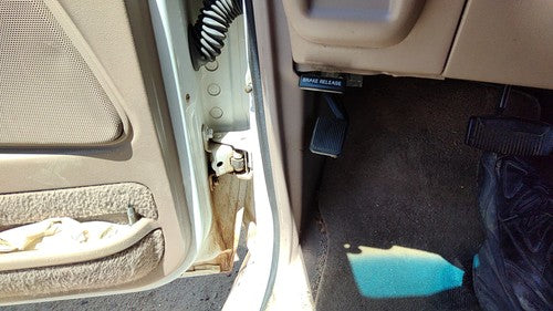 1991-1994 Ford Explorer Driver Left Lower Kick Trim Panel Oem Tan