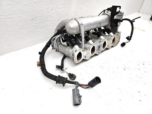 91-96 Escort Intake Manifold Fuel Injector Rail Harness Throttle Body Oem 1.9L