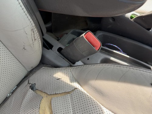 01-05 Pt Cruiser Passenger Right Front Seat Belt Buckle Receiver Taupe/Beige Fl