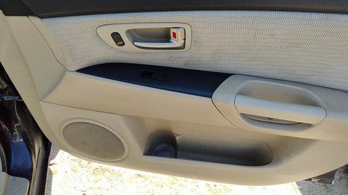 07-09 3 Passenger Right Front Inside Door Trim Panel With Switches Beige Br7