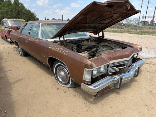 1974 Chevy Impala Driver Left Front Door Trim Panel Manual Sedan