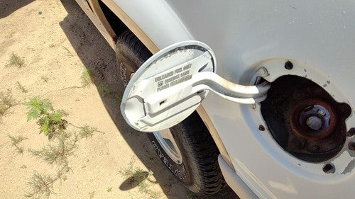 1991-2001 Ford Explorer Fuel Tank Door With Hinge Gas Lid Oem Filler White