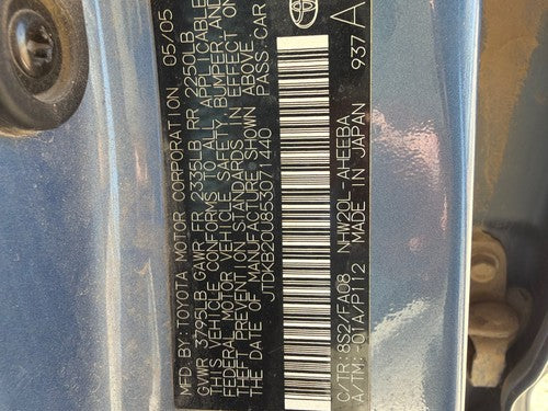 2004-2006 Toyota Prius Multiplex Network Control Module Computer Oem 8911147030