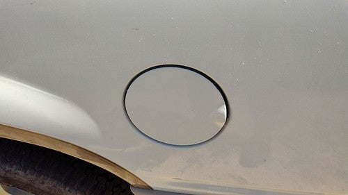 1991-2001 Ford Explorer Fuel Tank Door With Hinge Gas Lid Oem Filler White