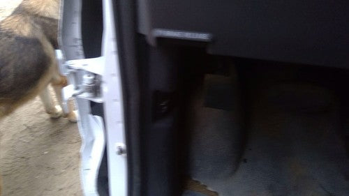 1997-2019 Ford Van E450 Driver Left Lower Kick Trim Panel Gray X2