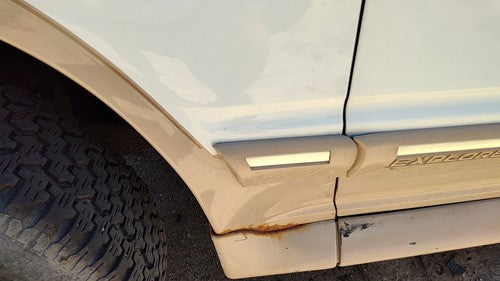 1991-1994 Ford Explorer Driver Left Moulding From Fender Oem Trim Strip White