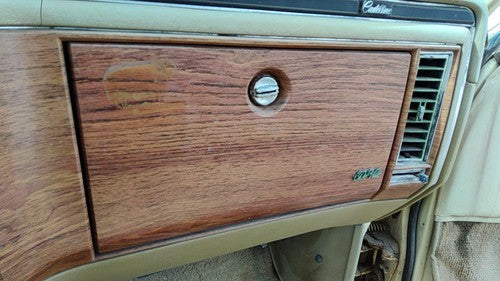 1977-1984 Cadillac Deville Glove Box Assembly Complete Door With Latch Oem
