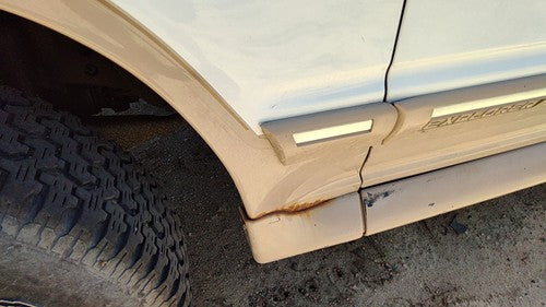 1991-1994 Ford Explorer Driver Left Moulding From Fender Oem Trim Strip White
