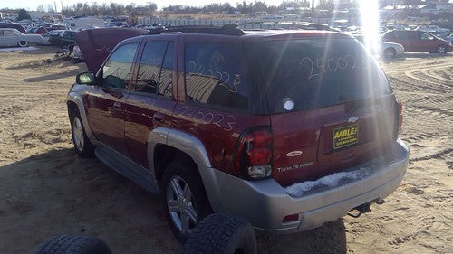 2002-09 Chevy Trail Blazer Passenger Right Rear Side Window Door Glass Oem Back