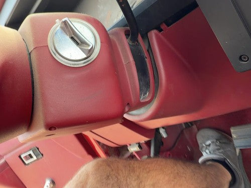 1991 Dodge Dakota Steering Column Trim Collar Clamshell Red OEM 5AA01HC5