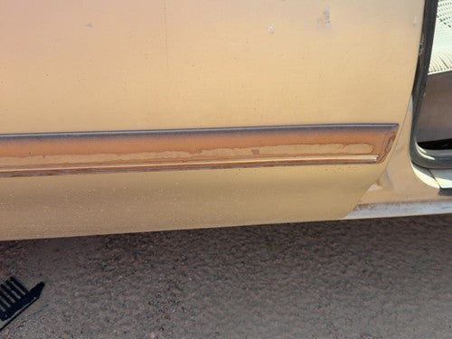 93-96 Century Passenger Right Rear Moulding From Door Oem Back 4 Door Sedan Gold