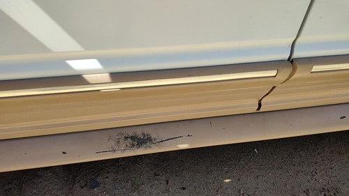 91-94 Ford Explorer Driver Left Front Moulding From Door Oem Trim Strip White
