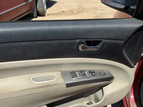 06-09 Prius Driver Left Front Door Trim Panel With Master Switch Black Cloth Bis