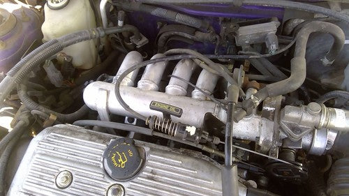 91-96 Escort Intake Manifold Fuel Injector Rail Harness Throttle Body Oem 1.9L